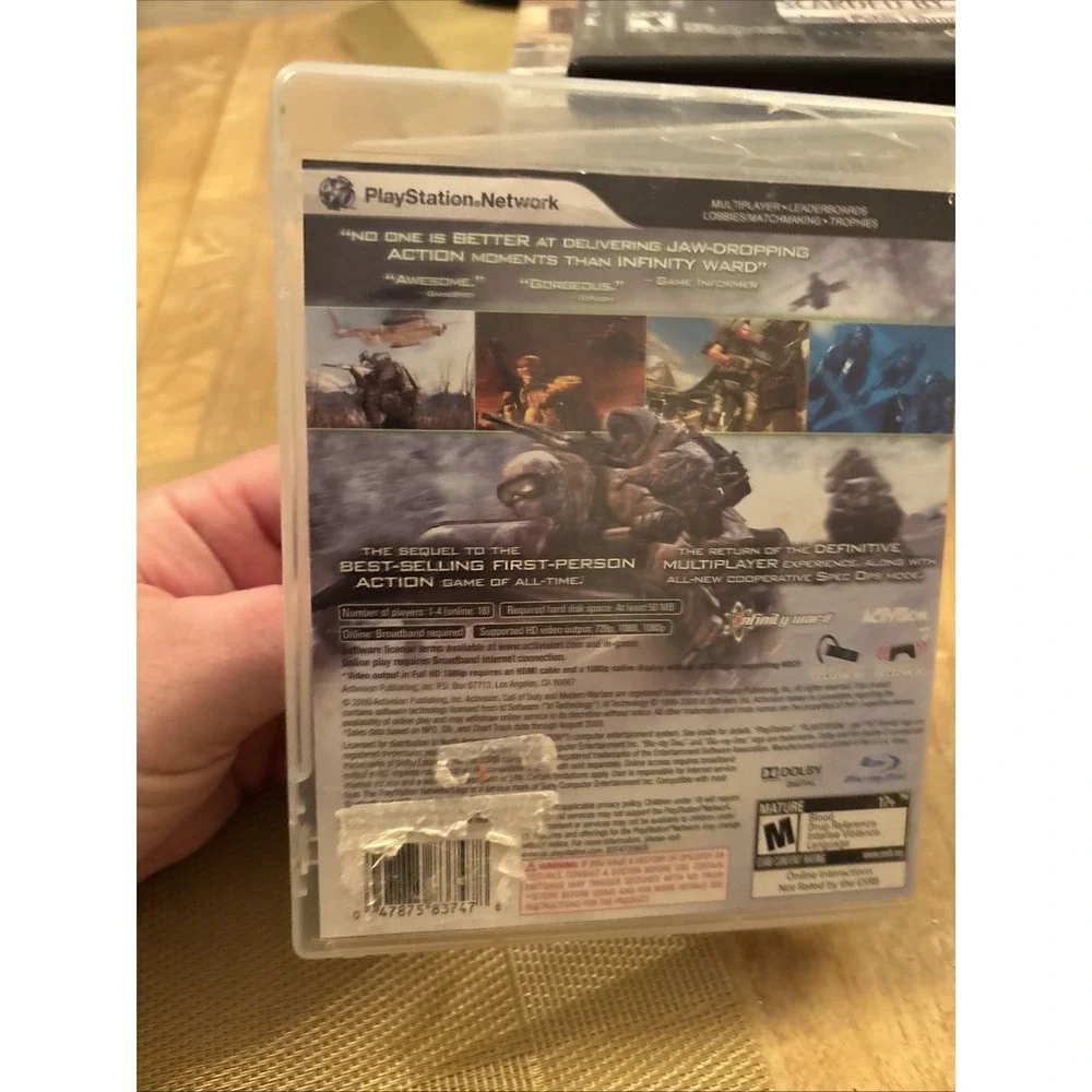 Call of Duty: Modern Warfare 2 (PlayStation 3, 2009) Tested Working